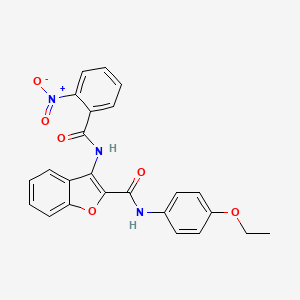 N-(4-ethoxyphenyl)-3-(2-nitrobenzamido)benzofuran-2-carboxamide