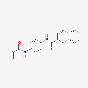 N-[4-(isobutyrylamino)phenyl]-2-naphthamide