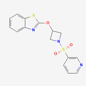 2-((1-(Pyridin-3-ylsulfonyl)azetidin-3-yl)oxy)benzo[d]thiazole