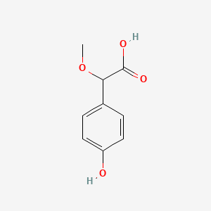 molecular formula C9H10O4 B2448214 2-(4-Hydroxyphenyl)-2-methoxyacetic acid CAS No. 90536-45-1