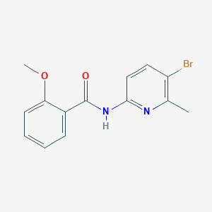 molecular formula C14H13BrN2O2 B244823 N-(5-bromo-6-methylpyridin-2-yl)-2-methoxybenzamide 
