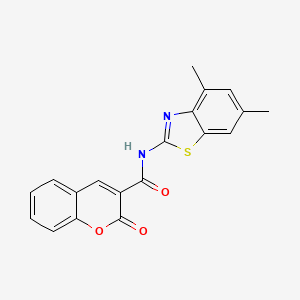 N-(4,6-dimethylbenzo[d]thiazol-2-yl)-2-oxo-2H-chromene-3-carboxamide