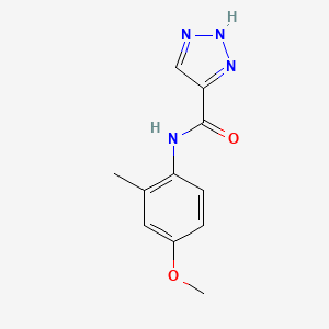 N-(4-methoxy-2-methylphenyl)-1H-1,2,3-triazole-5-carboxamide
