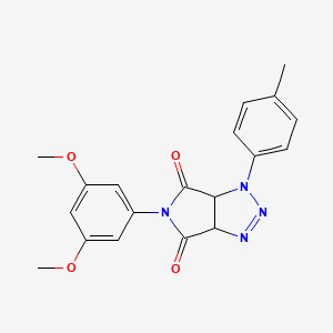 5-(3,5-dimethoxyphenyl)-1-(p-tolyl)-1,6a-dihydropyrrolo[3,4-d][1,2,3]triazole-4,6(3aH,5H)-dione