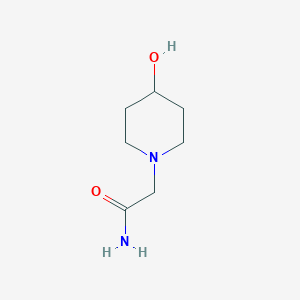 molecular formula C7H14N2O2 B2448268 2-(4-Hydroxypiperidin-1-yl)acetamide CAS No. 116833-24-0