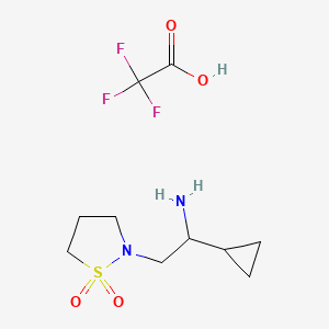 2-(2-Amino-2-cyclopropylethyl)isothiazolidine 1,1-dioxide 2,2,2-trifluoroacetate