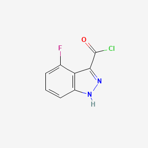 4-Fluoro-1H-indazole-3-carbonyl chloride