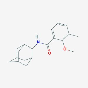 molecular formula C19H25NO2 B244830 N-(2-adamantyl)-2-methoxy-3-methylbenzamide 