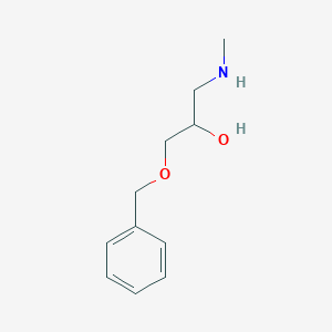 molecular formula C11H17NO2 B2448318 1-Benzyloxy-3-methylamino-propan-2-ol CAS No. 57962-52-4