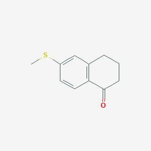 molecular formula C11H12OS B2448340 6-(甲硫烷基)-1,2,3,4-四氢萘-1-酮 CAS No. 125066-69-5