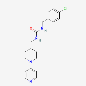1-(4-Chlorobenzyl)-3-((1-(pyridin-4-yl)piperidin-4-yl)methyl)urea