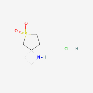 6-Thia-1-azaspiro[3.4]octane 6,6-dioxide hydrochloride
