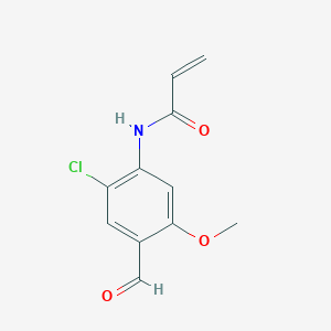 N-(2-Chloro-4-formyl-5-methoxyphenyl)acrylamide