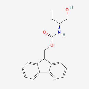 (9H-fluoren-9-yl)methyl N-[(2R)-1-hydroxybutan-2-yl]carbamate