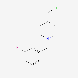 4-(Chloromethyl)-1-(3-fluorobenzyl)piperidine