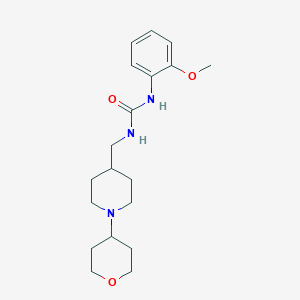 1-(2-methoxyphenyl)-3-((1-(tetrahydro-2H-pyran-4-yl)piperidin-4-yl)methyl)urea