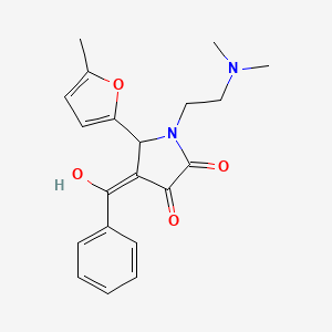 4-benzoyl-1-(2-(dimethylamino)ethyl)-3-hydroxy-5-(5-methylfuran-2-yl)-1H-pyrrol-2(5H)-one