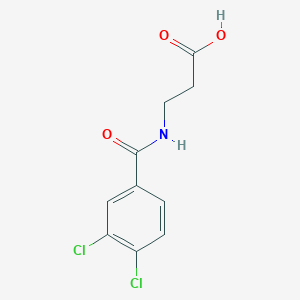 molecular formula C10H9Cl2NO3 B2448509 N-(3,4-Dichlorobenzoyl)-beta-alanine CAS No. 926248-83-1