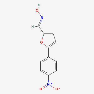 molecular formula C11H8N2O4 B2448510 5-(4-硝基苯基)-2-糠醛肟 CAS No. 19934-32-8