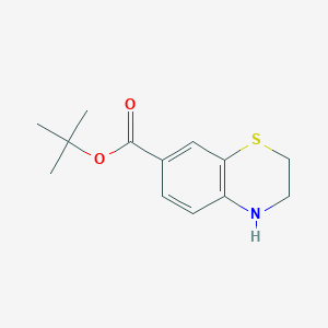 Tert-butyl 3,4-dihydro-2H-1,4-benzothiazine-7-carboxylate