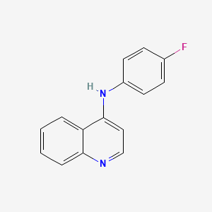 molecular formula C15H11FN2 B2448564 N-(4-fluorophenyl)quinolin-4-amine CAS No. 1111618-71-3