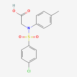 N-[(4-chlorophenyl)sulfonyl]-N-(4-methylphenyl)glycine