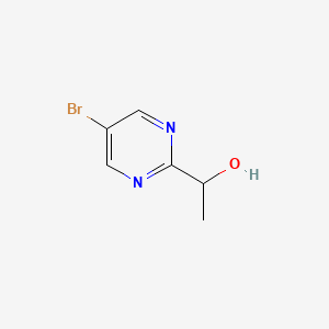 2-Pyrimidinemethanol, 5-bromo-alpha-methyl-