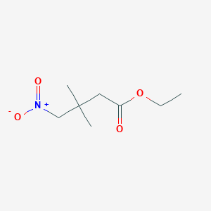 molecular formula C8H15NO4 B2448579 Ethyl 3,3-dimethyl-4-nitrobutanoate CAS No. 130912-54-8