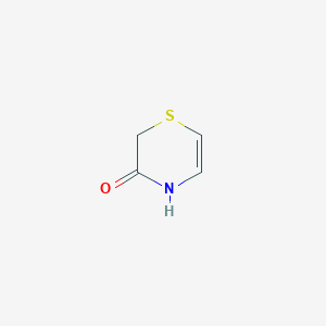 molecular formula C4H5NOS B2448584 2H-1,4-Thiazin-3(4H)-one CAS No. 37128-08-8