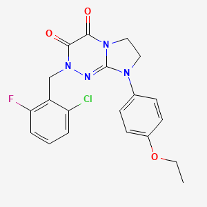 2-(2-chloro-6-fluorobenzyl)-8-(4-ethoxyphenyl)-7,8-dihydroimidazo[2,1-c][1,2,4]triazine-3,4(2H,6H)-dione