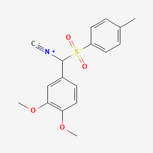 molecular formula C17H17NO4S B2448592 4-(Isocyano(tosyl)methyl)-1,2-dimethoxybenzene CAS No. 71146-67-3; 943614-50-4