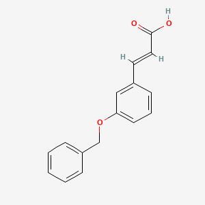 molecular formula C16H14O3 B2448602 3-(3-(Benzyloxy)phenyl)acrylic acid CAS No. 122024-75-3; 138835-16-2