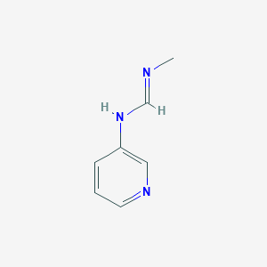 N'-methyl-N-pyridin-3-ylmethanimidamide