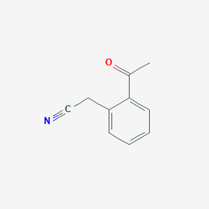 molecular formula C10H9NO B2448676 2-乙酰苯乙腈 CAS No. 58422-85-8