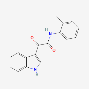 2-(2-methyl-1H-indol-3-yl)-N-(2-methylphenyl)-2-oxoacetamide