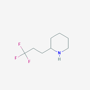 molecular formula C8H14F3N B2448711 2-(3,3,3-Trifluoropropyl)piperidine CAS No. 1558158-74-9