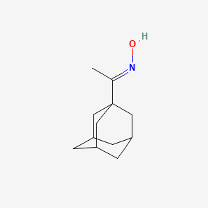 molecular formula C12H19NO B2448733 N-[1-(adamantan-1-yl)ethylidene]hydroxylamine CAS No. 1707-40-0; 78679-71-7