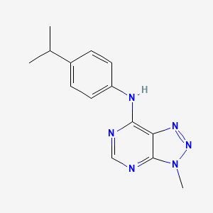 molecular formula C14H16N6 B2448742 N-(4-isopropylphenyl)-3-methyl-3H-[1,2,3]triazolo[4,5-d]pyrimidin-7-amine CAS No. 899757-53-0