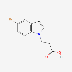 molecular formula C11H10BrNO2 B2448747 3-(5-bromo-1H-indol-1-yl)propanoic acid CAS No. 18108-91-3