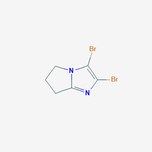 2,3-DIbromo-5H,6H,7H-pyrrolo[1,2-a]imidazole