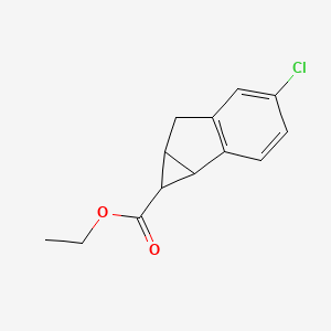 ethyl 4-chloro-1H,1aH,6H,6aH-cyclopropa[a]indene-1-carboxylate