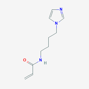 molecular formula C10H15N3O B2448804 N-(4-imidazol-1-ylbutyl)prop-2-enamide CAS No. 1249740-32-6