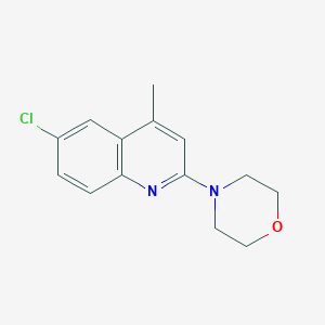 6-Chloro-4-methyl-2-morpholinoquinoline