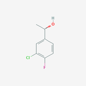 molecular formula C8H8ClFO B2448819 (1S)-1-(3-chloro-4-fluorophenyl)ethan-1-ol CAS No. 911218-02-5