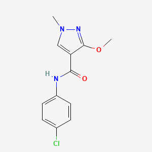 N-(4-chlorophenyl)-3-methoxy-1-methyl-1H-pyrazole-4-carboxamide