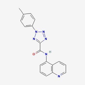 N-(quinolin-5-yl)-2-(p-tolyl)-2H-tetrazole-5-carboxamide