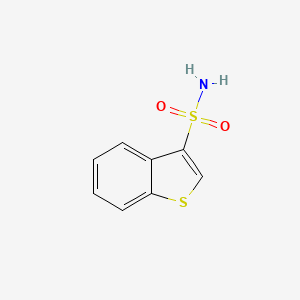 molecular formula C8H7NO2S2 B2448829 1-苯并噻吩-3-磺酰胺 CAS No. 81885-35-0
