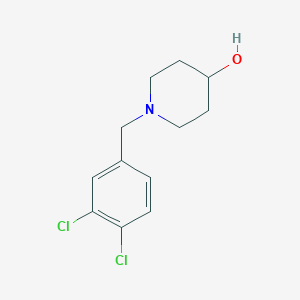 molecular formula C12H15Cl2NO B2448838 1-(3,4-二氯苄基)-哌啶-4-醇 CAS No. 414872-60-9