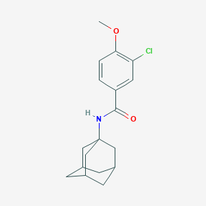 molecular formula C18H22ClNO2 B244884 N-(1-adamantyl)-3-chloro-4-methoxybenzamide 