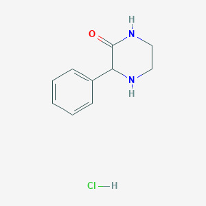 3-Phenylpiperazin-2-one;hydrochloride